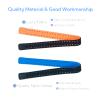 2 Pack Heart Rate Monitor Armbands, Elastic Replacement Straps Compatible with Orange Theory Fitness, OTF, OT Beat Burn, Polar Verity Sense, Wahoo, Comfortable & Secure Fit for Workouts (Blue&Orange) view 2