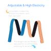 2 Pack Heart Rate Monitor Armbands, Elastic Replacement Straps Compatible with Orange Theory Fitness, OTF, OT Beat Burn, Polar Verity Sense, Wahoo, Comfortable & Secure Fit for Workouts (Blue&Orange) view 3
