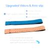 2 Pack Heart Rate Monitor Armbands, Elastic Replacement Straps Compatible with Orange Theory Fitness, OTF, OT Beat Burn, Polar Verity Sense, Wahoo, Comfortable & Secure Fit for Workouts (Blue&Orange) view 4