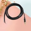 Garneck 2pcs Black Earphone Repair Cable TPE Headset with Cores Oxygen Copper Earphone Replacement Wire for Headphone Repair and Upgrade view 3