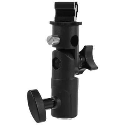 Happyyami Photography Stand Flash Bracket Holder for DSLR Camera Light Stand Flash Mount Umbrella Holder Swivel Joint