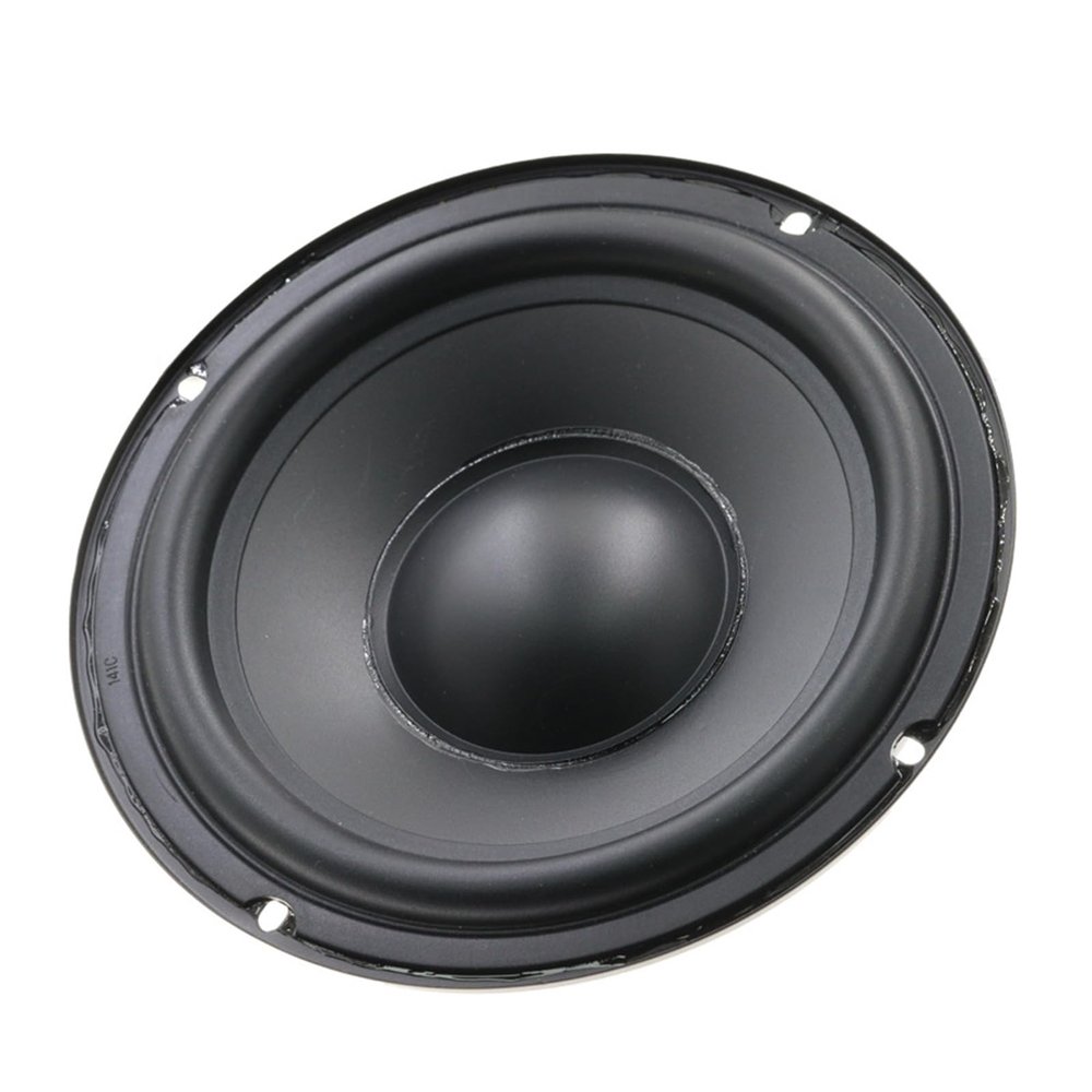 QERPON 6.5inch Ranges Bass 4Ohm 30W Home Theaters Waterproof Woofers Music Basins Rubber Loudspeaker