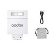 GODOX iM22 Camera Flash, Mini Flash Speedlite, Godox Flash for Fuji, Sony Nikon, Canon Camera etc, Color White view 1