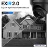 VIKYLIN 8 Channel Security Camera System, Full Function 4 x 4K 8MP Turret PoE IP Cameras,Smart Human/Vehicle Detection, 1-Way Talk112 Wide Angle, 98Ft Night Vision, Blue Iris, NDAA Compliant, Black view 4