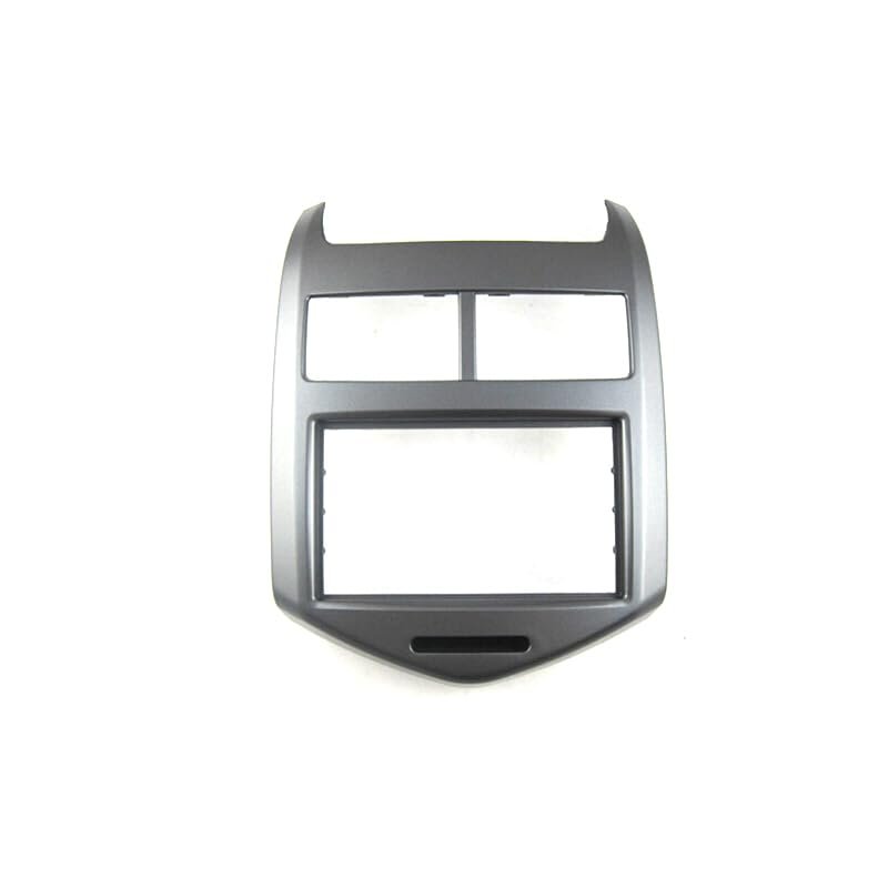 2 Din Car Radio Frame DVD Stereo Fascia Compatible with Aveo Sonic 2011+ Panel Mounting Dash Installation Bezel Trim Kit(178x102)