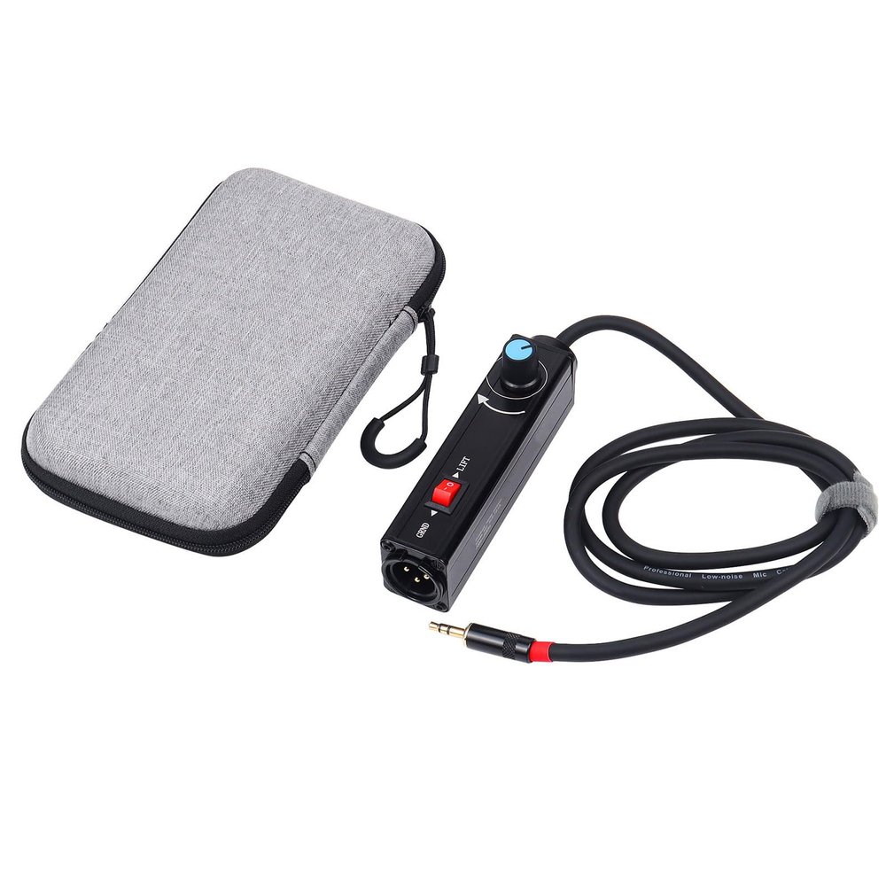 QERPON 3.5mm Noise Filter Ground Noise Filter with Volumes Control Balanced Output for Various Devices
