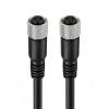ZBLZGP Waterproof IP67 M12 A-Code Double 4 Pin Female Cable UV Resistant Outdoor Use for Robotics Packaging Machinery 2M view 1