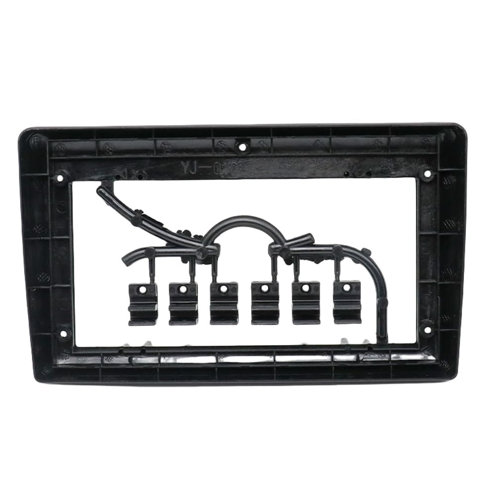 7 to 9 Inch Universal Two 2 Double Din Car Radio Fascia Auto Stereo Headunit Panel Dashboard Mounting Frame Trim Kit Face Plate (9 inch A)