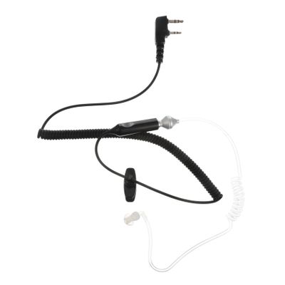 ARTIBETTER 1set Earphone Adapter with Talk-Listen Button Covert Acoustic Microphone Headset for Sound Transmission Hands Communication Compatible with Kenwood and