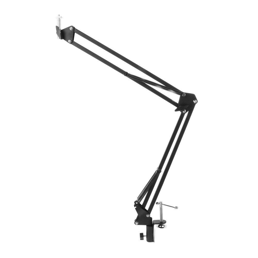 LIFKICH Desk Webcam Stand Clamp Web Cam Arm for Computer Scissor Arm Holder for Live Streaming