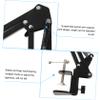 LIFKICH Desk Webcam Stand Clamp Web Cam Arm for Computer Scissor Arm Holder for Live Streaming view 2