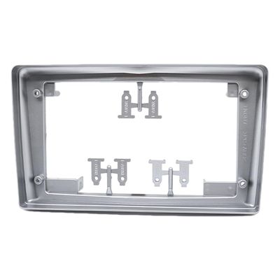 9 Inch Car Fascia Frame Adapter Canbus Box for Opel Zafira B Astra H Antara Corsa D Android Radio Dash Fitting Panel Kit (Silver)