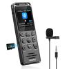 144GB Digital Voice Recorder with Playback, Volorful 1536Kbps Audio Recorder for Interviews Meetings, Voice Activated Recorder Recording Device with Noise Reduction, MP3 Stereo Player, Microphone view 1
