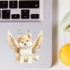 100 PCS Akita Guitar Stickers Smooth Surface Use Stickers for Computer Tumbler Guitar Water Bottle 1.5"/3.75cm Sticker for Kids Girls Adult, Funny Gifts for Pet Owner view 1