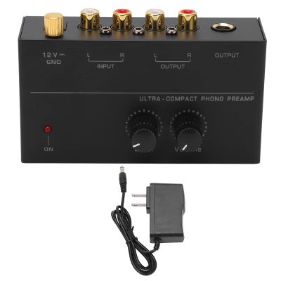 Phono Preamp Preamplifier Compact Phonograph Preamplifier for Record Players with Multiple Connection Options and Superior Sound Quality for ophiles