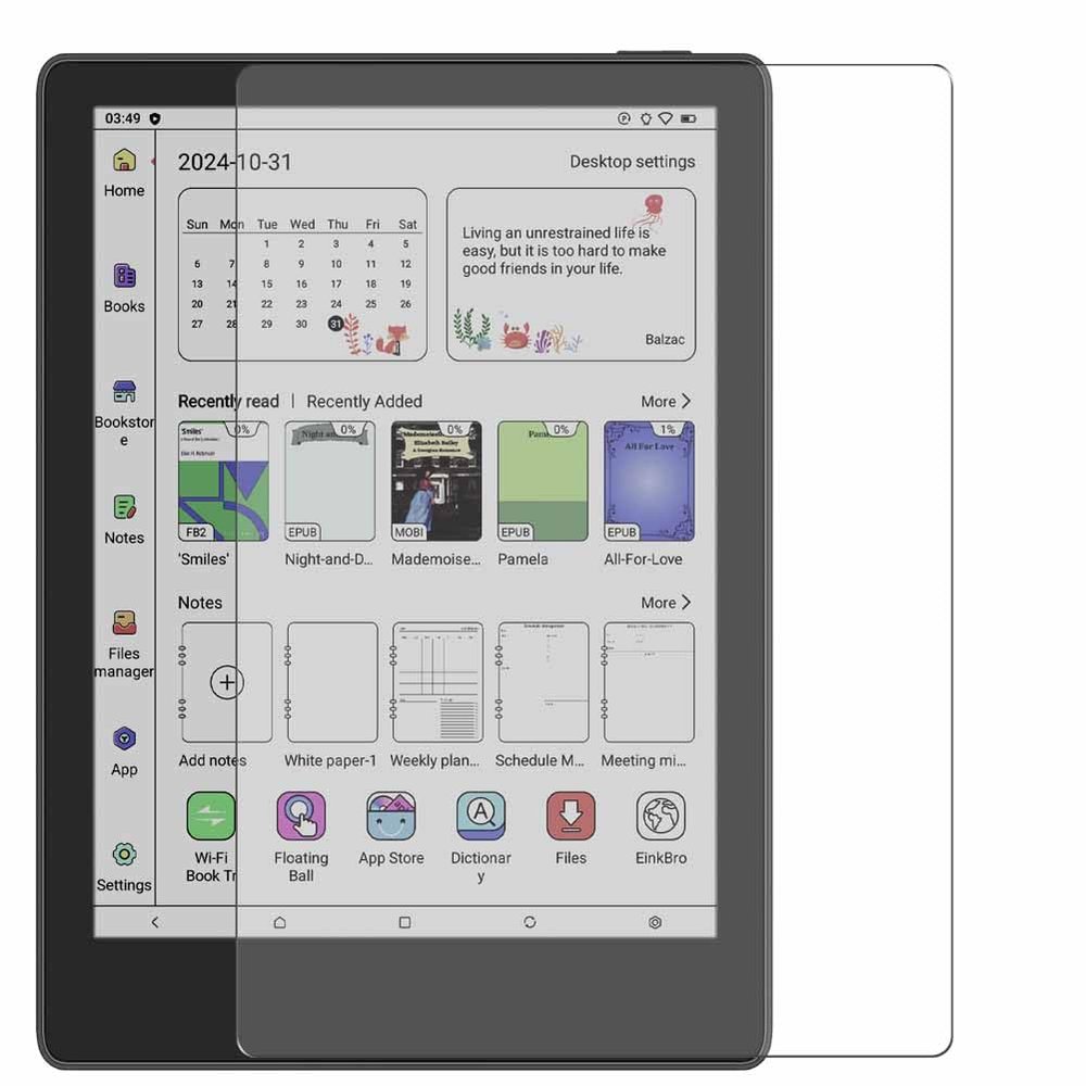 Puccy 3 Pack Screen Protector, compatible with Meebook M8C 7.8" TPU Film Guard Not Tempered Glass Protectors
