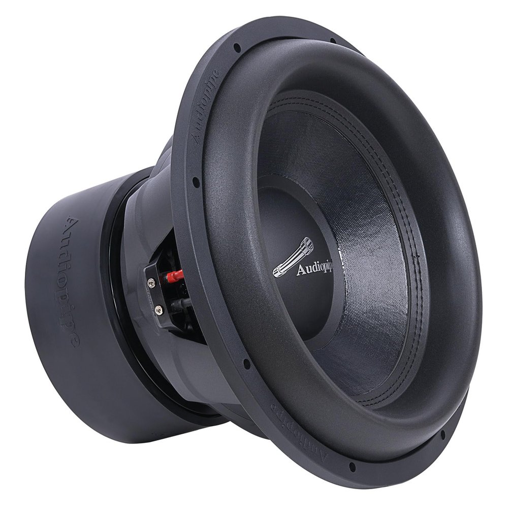 Audiopipe 15" Competition Subwoofer (TXX-BDX-15), Superior Performance, 4000W, 3 Magnets, BASV Voice Coil, Aluminum Basket, Multi-Connect, Stitching Surround, Non-Press Paper Cone, 2 x 4 Ohms