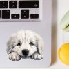 100 PCS Great Pyrenees Cup Stickers Smooth Surface Use Stickers for Computer Scrapbooking Cup Water Bottle 1.5"/3.75cm Sticker for Man Boys Kids, Funny Gifts for Pet Owner view 1