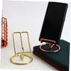 Angoily 1set Elegant Rose Gold Tablet Racks Phone Holders for Desktop Use Practical Design for Home Office Hands Support for Phones Tablets view 4