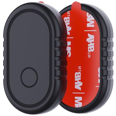 2 Pack for Samsung Smart Tag 2 Adhesive Mount, ABS Waterproof Case with 3M Adhesive Sticker Stick on Car/Bike/Luggage & More for Galaxy Smart Tag 2, Hidden Smarttag2 Full Protective Holder Anti-Lost