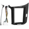 QIDALASER 9 Inch Car Frame Fascia Adapter for KIA Cerato K3 Forte Shuma 2012-2019 Android Radio Dash Fitting Panel Kit (LHD Cable 16-19) view 2