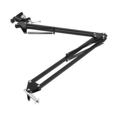 DirectNine Basics Adjustable Webcam Holder Clamp for Desktop Use Sturdy Scissor Arm Design for Streaming Video Calls and Photography Compatible Usb Devices