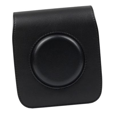 BRIGHTFUFU Camera Protective Bag Strap for Square Pu Leather Shoulder Case for Instant Film Cameras Stylish Retro Design for Easy Access