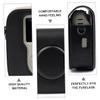 BRIGHTFUFU Camera Protective Bag Strap for Square Pu Leather Shoulder Case for Instant Film Cameras Stylish Retro Design for Easy Access view 4