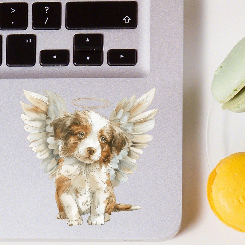 100 PCS Easy Application Water Bottle Stickers Fun Border Collie Sticker for Student Man Teens Book Scrapbook Guitar Laptop 1.5"/3.75cm, Funny Gifts for Dogs Owner