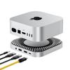 40Gbps Aluminum Hub & Stand for New M4/M4 Pro Mac mini (2024) with 40Gbps NVMe/M.2 SSD Enclosure, 2X USB-A, USB-C Host, 3.5mm Audio Compatible with All New Mac mini M4/M4 Pro view 1