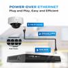 4COVR 12MP Security Camera System, 4Pcs 12MP IK10 Vandal-Proof Dome PoE IP Camera with Mic, AI Human Vehicle Detection, 8CH H.265 NVR with 2TB HDD, IP67 Home Weatherproof Outdoor, LY54AXAM0804 view 3