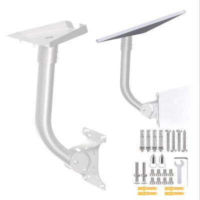 STARSIKI Precision Starlink Gen3 Antenna Mount  Multi-Angle Adjustable, Robust Aluminum Adapter for Wall/Roof/Balcony/Boat Installations (Optimized Signal & Quick Setup)-White