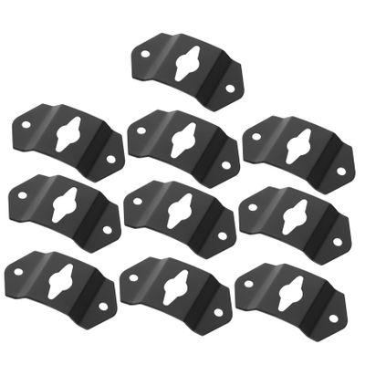 ARTIBETTER 20pcs Heavy Duty Keyhole Hanger Iron Wall Brackets Speaker Hangers for Wall