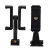 donanfe Cell Ph Double Clip Stand Mount Tablet Hands Clamp Adapter with Base for Live Streaming and Video Calls, Lightweight and Design for Easy Use view 4