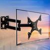 ELUKHT Universal TV Stand Multifunction Full Motion TV Wall Mount, TV Wall Bracket Swivel and Tilt for Most 14-32 Inch Flat Screen TV, with Wire Management, Up to 30kg/44 Lbs TV view 1