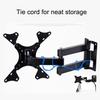 ELUKHT Universal TV Stand Multifunction Full Motion TV Wall Mount, TV Wall Bracket Swivel and Tilt for Most 14-32 Inch Flat Screen TV, with Wire Management, Up to 30kg/44 Lbs TV view 2