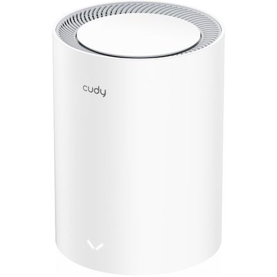 Cudy Dual Band BE3600 WiFi 7 Wi-Fi Mesh System, 3.6 Gbps 160 Mhz, Coverage up to 1000 Sq.ft, 3 Gigabit Ports, Multi-VPN Compatible, Cudy APP Control(M3600 1-Pack)