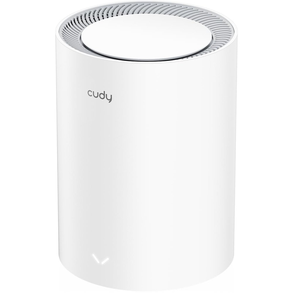 Cudy Dual Band BE3600 WiFi 7 Wi-Fi Mesh System, 3.6 Gbps 160 Mhz, Coverage up to 1000 Sq.ft, 3 Gigabit Ports, Multi-VPN Compatible, Cudy APP Control(M3600 1-Pack)