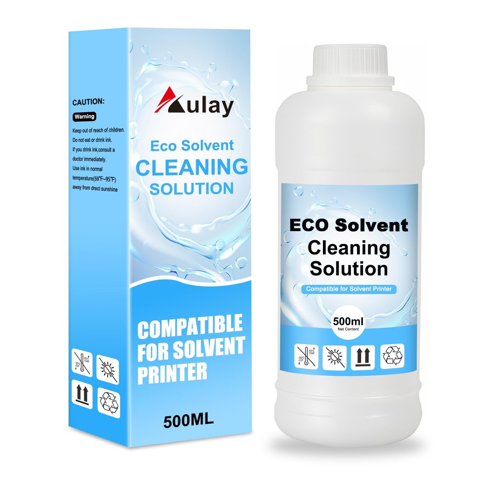 Eco Solvent Ink Cleaning Solution Printhead Cleaner Cleaning Liquid Use for Roland Mutoh Mimaki DX XP600 For Roland eco ink 500ML