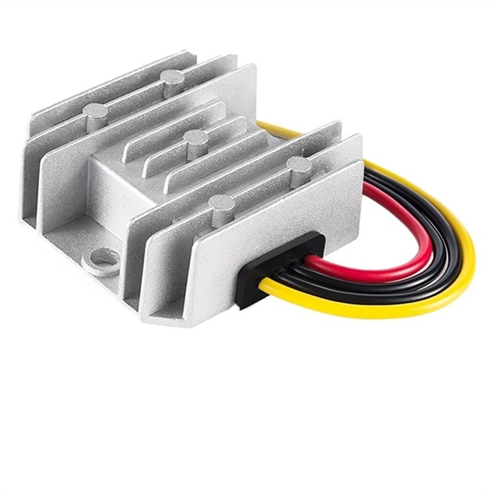 ZLOCYIVHE 36V 48V to 12V 5A 10A 20A 30A 40A 50A 60A 13.8V Golf Cart Voltage Reducer DC DC Buck Converter Waterproof(24-36-48V to 12V 5A)