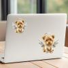100 PCS Yorkie Journaling Stickers Long-Lasting Durability Sticker for Tumbler Book Laptop 1.5"/3.75cm Stickers for Boys Children Teens, Funny Gifts for Pet Owner view 4