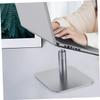 Angoily Portable Laptop Stand for Heat Dissipation Ergonomic Notebook Riser with Protection Compact Folding Bracket for Gaming Typing and Viewing Silver view 4