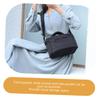 DOITOOL Nylon Camera Storage Pouch Shoulder Strap Travel Carrying Bag for Mirrorless Cameras Compact Photography Crossbody Bag for Daily Use view 4