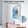 MOUNTUP Ultra Slim TV Wall Mount for Samsung The Frame/Neo QLED 8K/4K TVs, Low Profile TV Mount, Rotating 90 Degree Landscape to Portrait, Wall Mount Max VESA 400x400mm Hold up to 88 lbs MU0089 view 2
