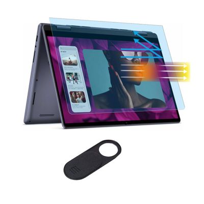 Anti-Blue Light Screen Protector for 2025 2024 New Dell Inspiron 14 7440 7445 2-in-1 Touchscreen Laptop (14 inch), Reduce Eye Strain Blue Light Glare UV Blocking Filter (Not Fit Latitude 14)