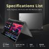 Lenovo Yoga 7 16" 2.5K 2-in-1 Touchscreen Laptop, Intel i5-1240P, 8GB RAM, 800GB Storage (512GB SSD +288GB Docking Station Set), Iris Xe Graphics, Backlit Keyboard, Win 11 Pro, Storm Grey view 3