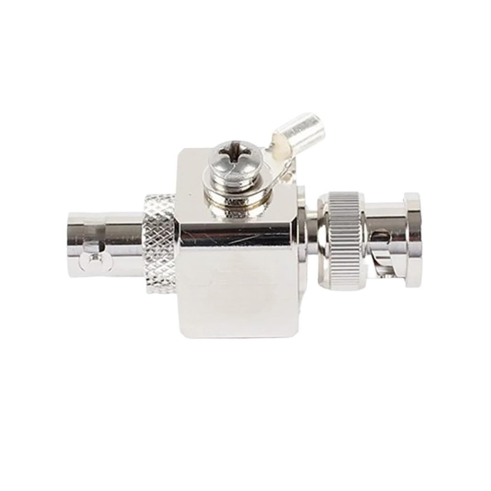 EVPZPLKMGT BNC Male to BNC Female Surge Arrester, 50ohm 3GHz Coaxial Lightning, RF Arrester Protection Device