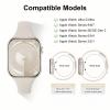 6 Pack Sport Bands Compatible with Apple Watch Band 38mm 40mm 41mm 42mm 44mm 45mm 49mm 46mm,Silicone Waterproof Strap Compatible with iWatch Apple Watch Series 10 9 Ultra 8 7 6 5 4 3 2 1 SE Women Men view 3