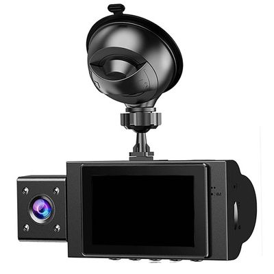 Car Dash Cam Cameras For Tesla Model 3/Y Cybertruck 2007 2008 2009 2010 2011 2012 2013 2014 2015 2016 2017-2025, On-Dash Mounted Front Rear Night Vision Parking Monitor Loop Recording Car Camera
