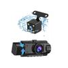 Car Dash Cam Cameras For Tesla Model 3/Y Cybertruck 2007 2008 2009 2010 2011 2012 2013 2014 2015 2016 2017-2025, On-Dash Mounted Front Rear Night Vision Parking Monitor Loop Recording Car Camera view 2
